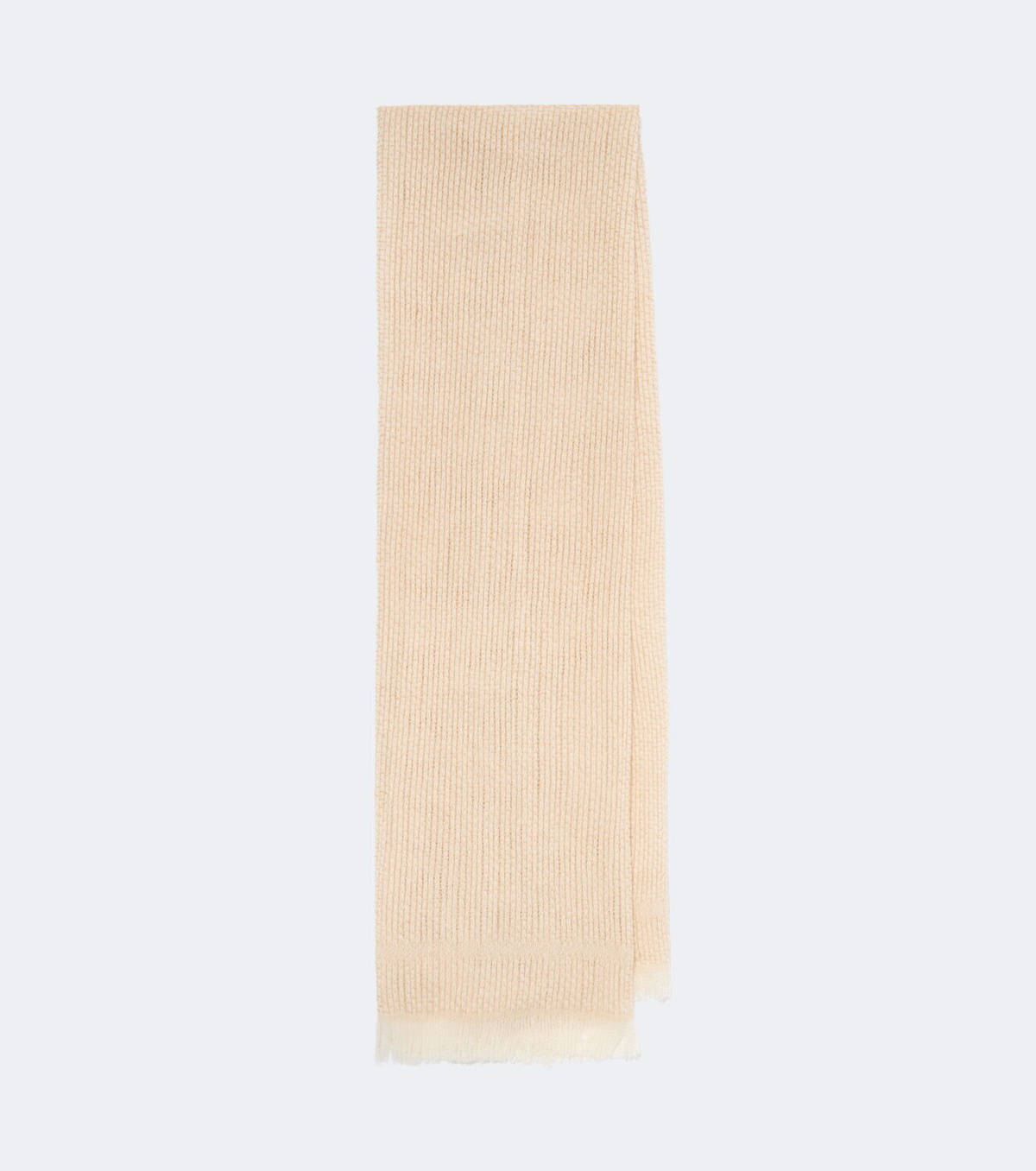 Stòffa Fringed cashmere and linen scarf
