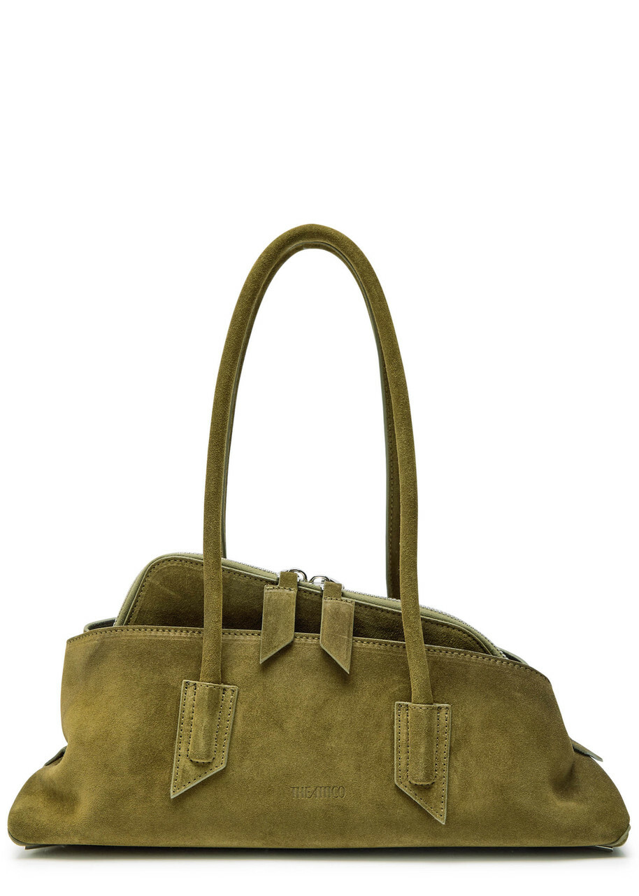 THE ATTICO - Sunrise Printed Leather Shoulder Bag The Attico