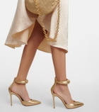 Gianvito Rossi - Bijoux 105 metallic leather pumps
