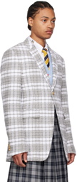 Thom Browne Gray Check Blazer