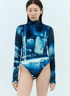 Jean Paul Gaultier Pigalle Velvet Bodysuit