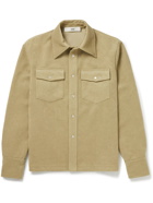 Séfr - Matsy Faux Leather Shirt Jacket - Neutrals