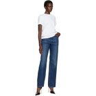 Lanvin White Cotton Ribbon Detail T-shirt