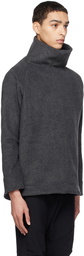 CCP Gray Paneled Turtleneck