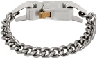 1017 ALYX 9SM Silver Metal Buckle Bracelet