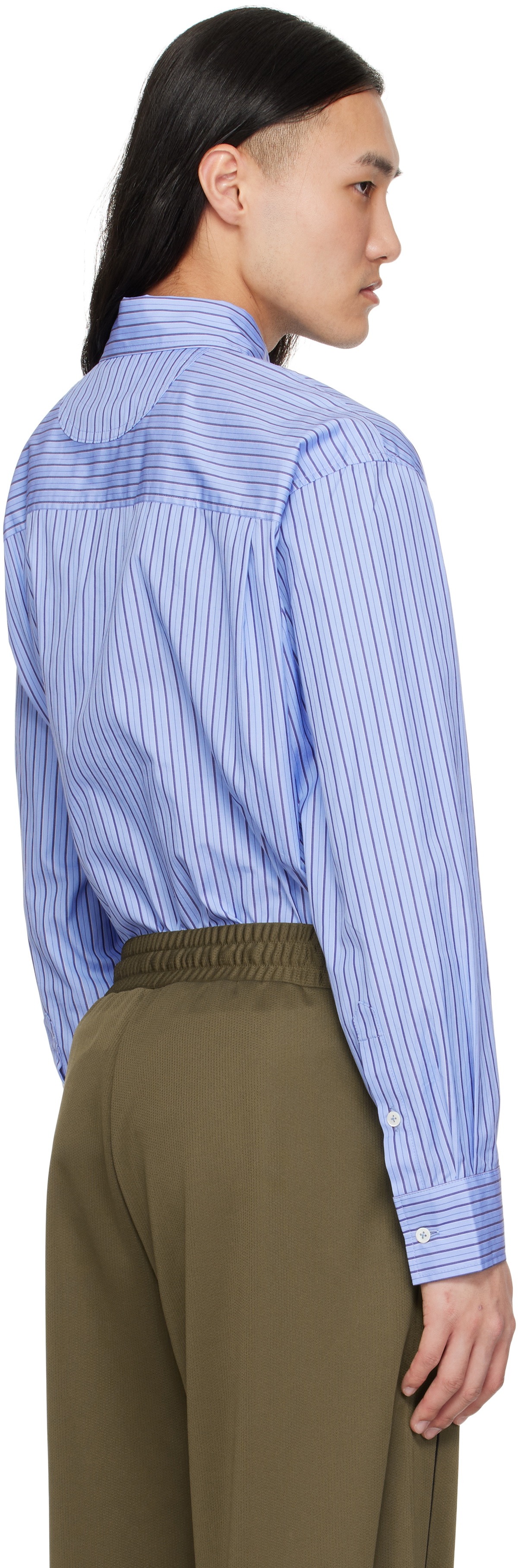 Commission Blue Stripe Banker Shirt