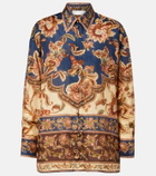 Zimmermann Aster printed silk shirt
