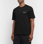 Comme des Garçons HOMME - Logo-Print Cotton-Jersey T-Shirt - Black