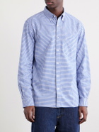 Beams Plus - Button-Down Collar Checked Cotton Shirt - Blue