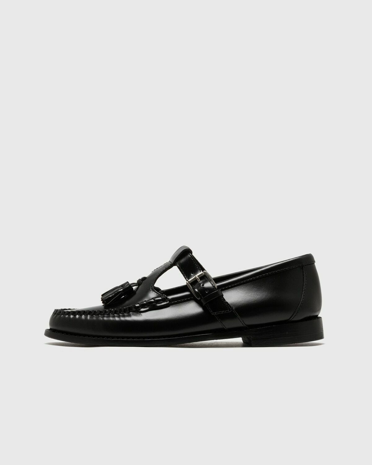 G H Bass WEEJUN WMN Mary Jane Tassel Black Womens Casual Shoe