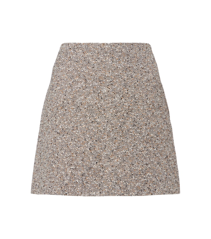 Photo: Blazé Milano Coci linen-blend tweed miniskirt