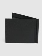 VALEXTRA Leather Money Clip Wallet