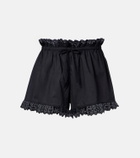 Poupette St Barth Cory broderie anglaise cotton poplin shorts