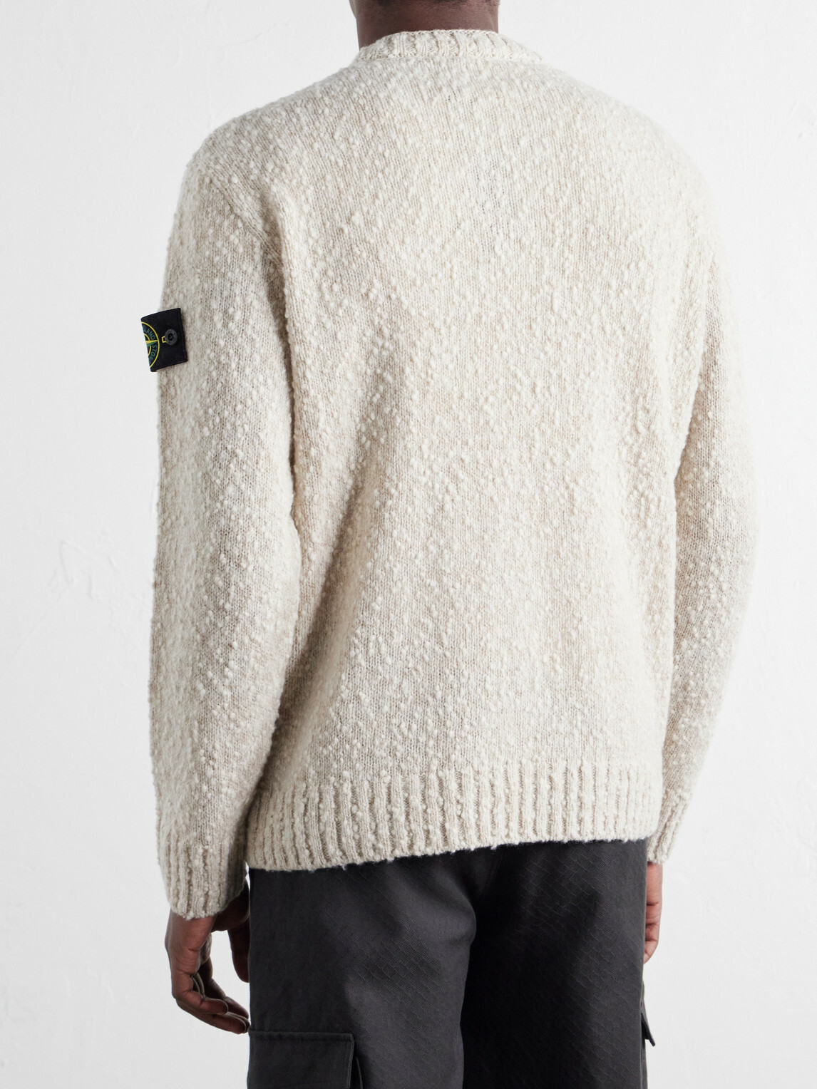 Stone Island - Speckled Wool Nylon Sweater - Neutrals