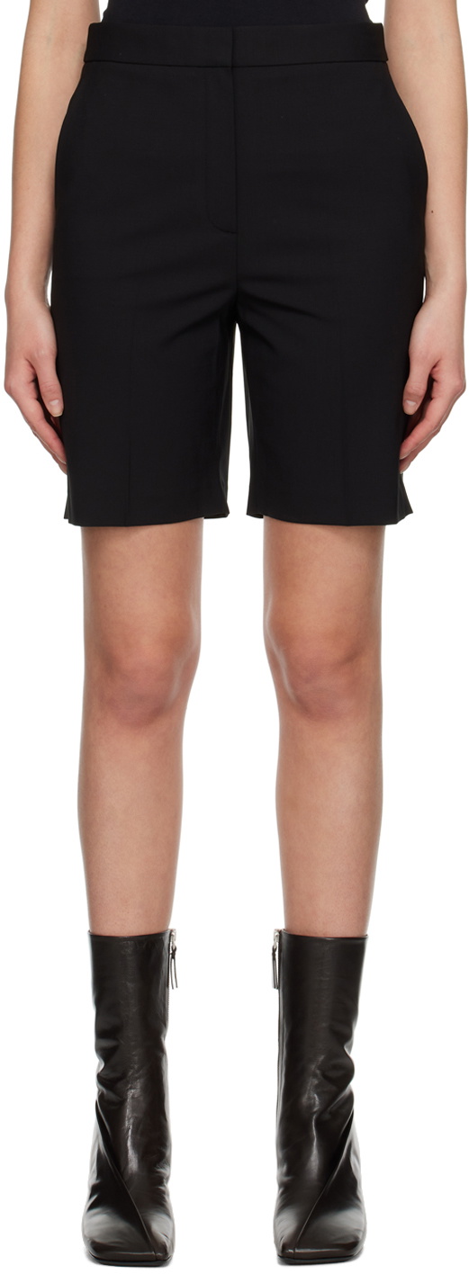 Theory Black Four-Pocket Shorts