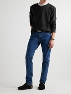 Onia - Garment-Dyed Cotton-Jersey Sweatshirt - Black