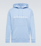 Givenchy Archetype logo cotton jersey hoodie