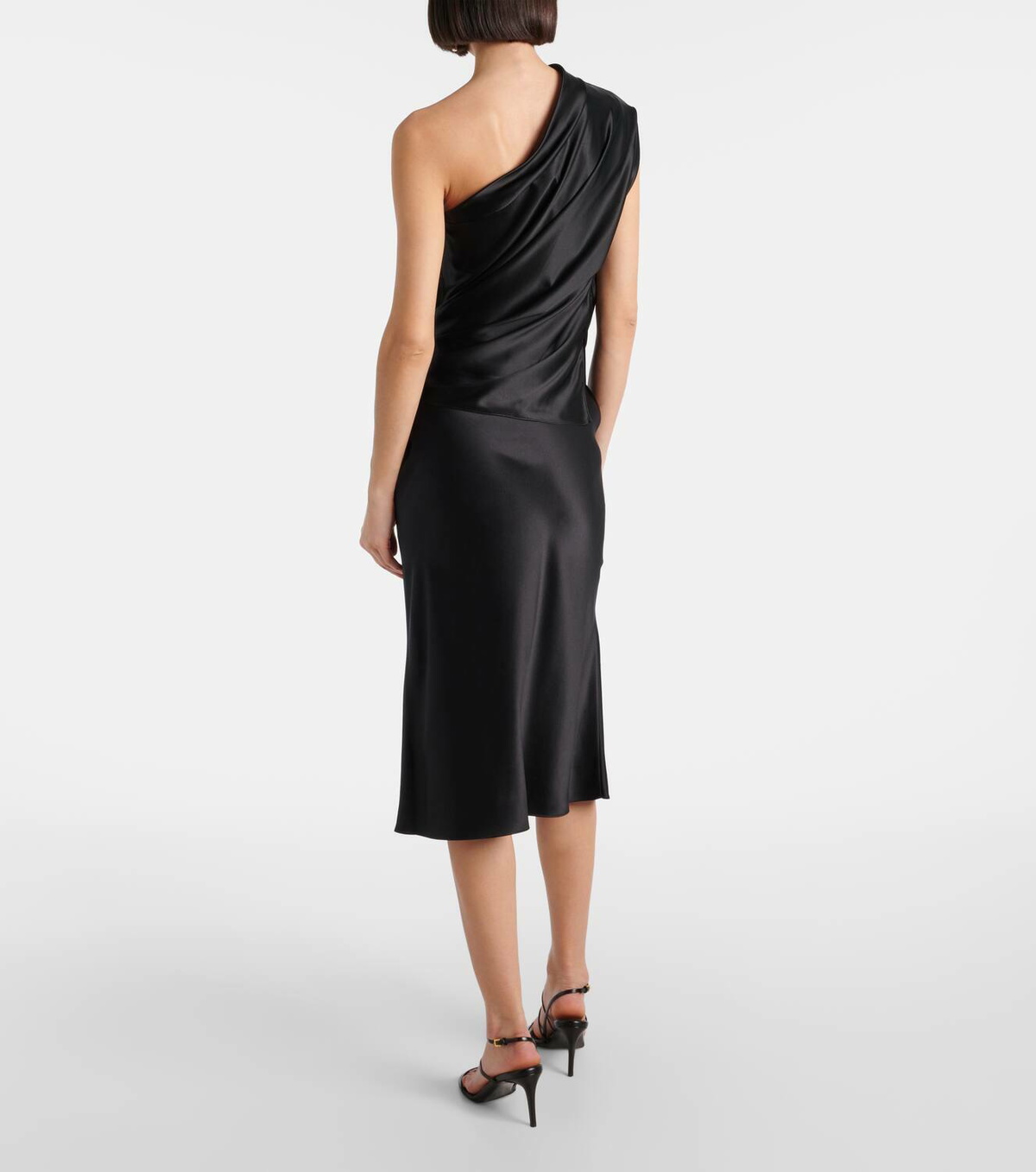 The Sei Asymmetric silk top