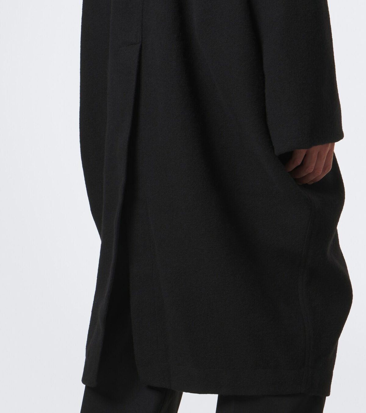 Rick Owens Poiret virgin wool coat