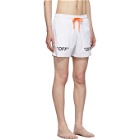 Off-White White Vilebrequin Edition Arrows Moorise Swim Shorts