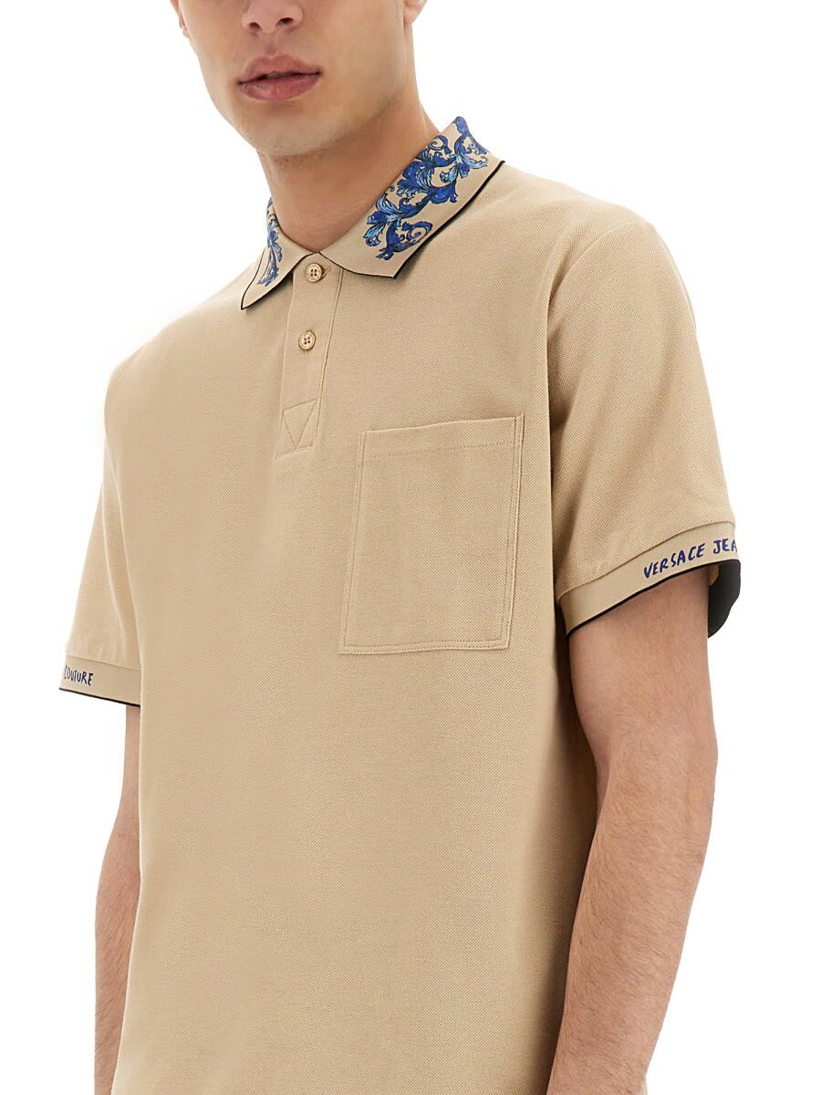 Versace Jeans Couture - Man - Grey - Polo Shirt