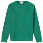 YMC Men's Shrank Crew Sweat in Green