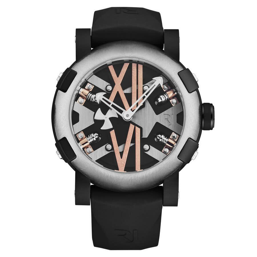 Romain Jerome Steampunk Silver-tone Dial Mens Watch RJ.SP.AU.103.20