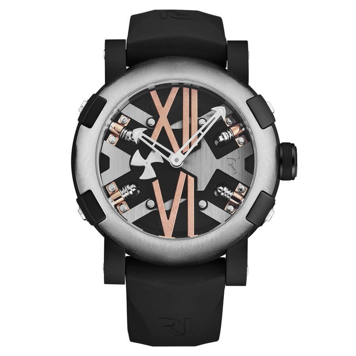 Photo: Romain Jerome Steampunk Silver-tone Dial Mens Watch RJ.SP.AU.103.20