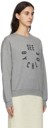 See by Chloé Grey Logo Sweatshirt