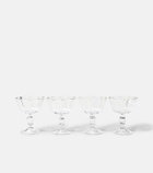 Akua Objects Alban set of 4 champagne coupes