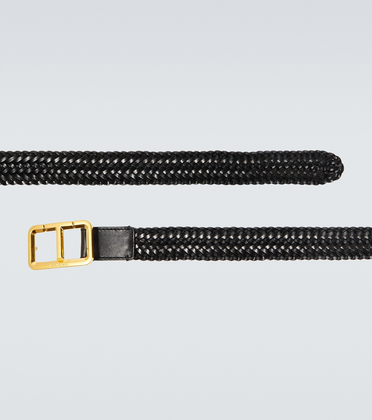 Tom Ford - T woven leather belt
