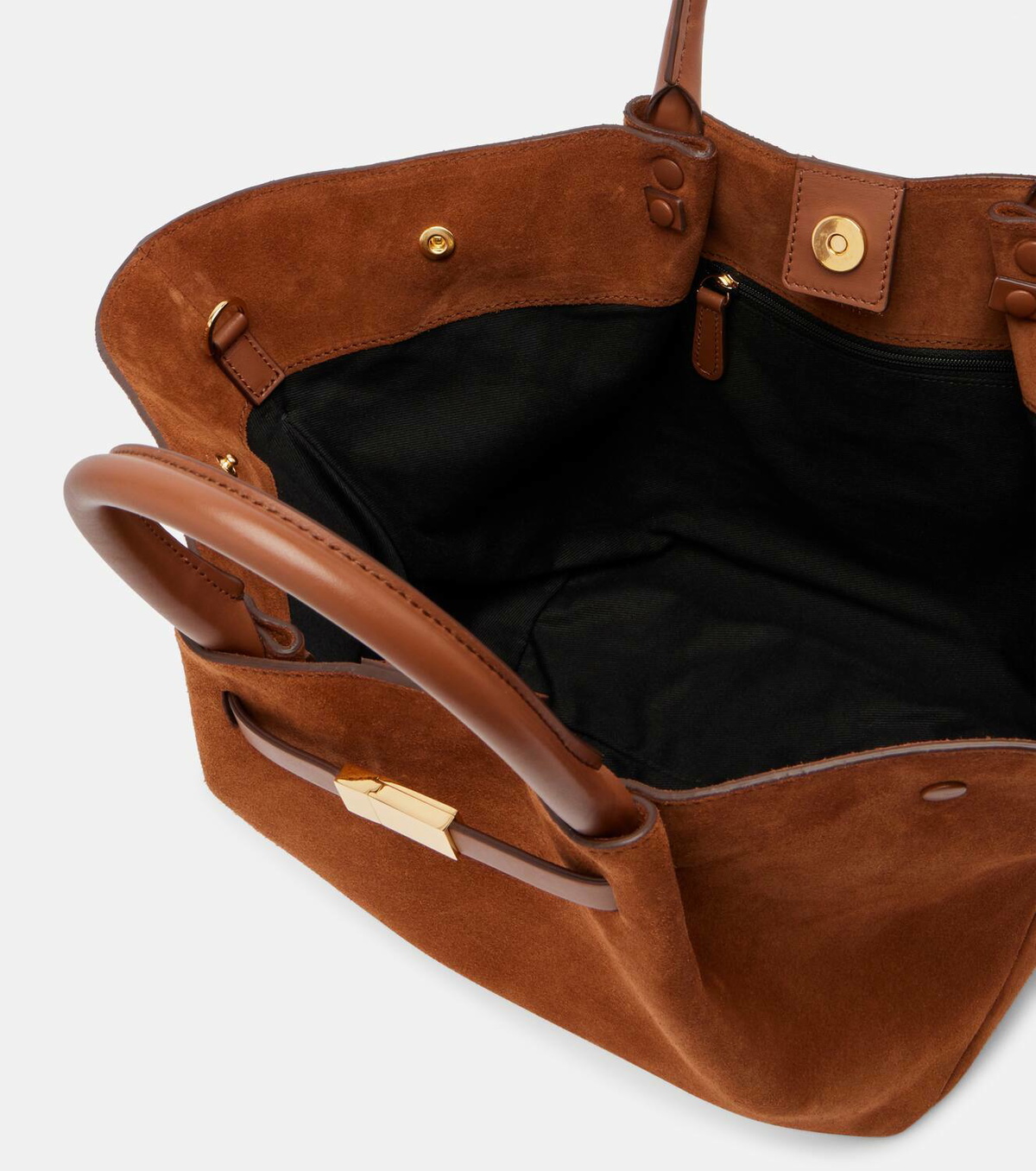 DeMellier New York Midi suede tote bag