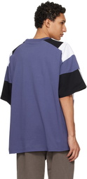 Martine Rose Purple Oversized Paneled T-shirt
