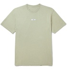 Très Bien - Escape Logo-Appliquéd Cotton-Jersey T-Shirt - Light green