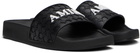 AMIRI Black MA Quad Pool Slides