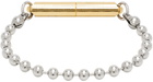 IN GOLD WE TRUST PARIS Silver & Gold Jack Bracelet