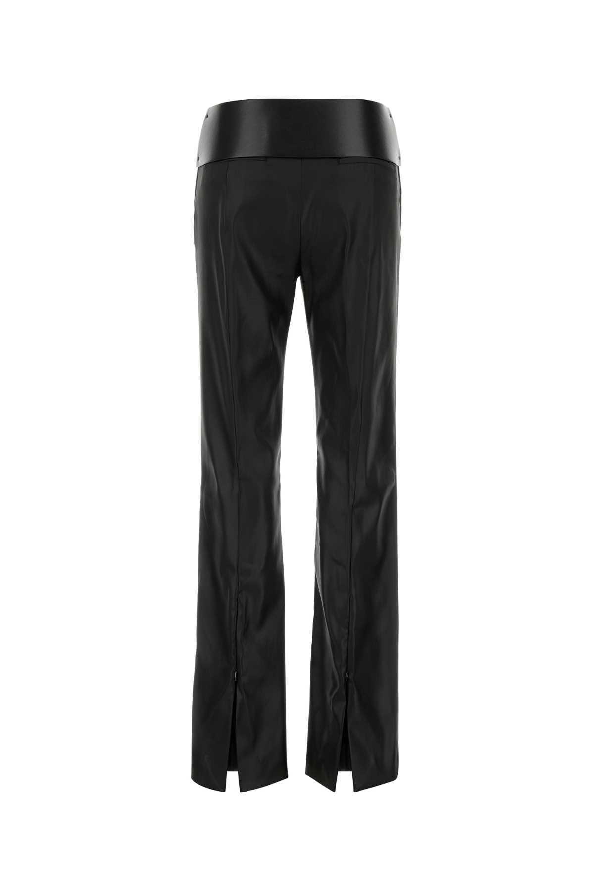 【関税&送料込】Sportmax Black Stretch Satin Adepto1234 Pant SportMax Black Stretch Satin Adepto1234 Pant Sportmax