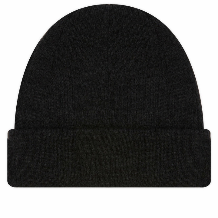 Photo: Snow Peak Men's Rib Knit Beanie in Black 