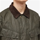 Barbour Men's Heritage+ Utility Wax Jacket in Archive Olive