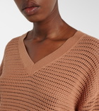 Varley Gaia open-knit cotton sweater