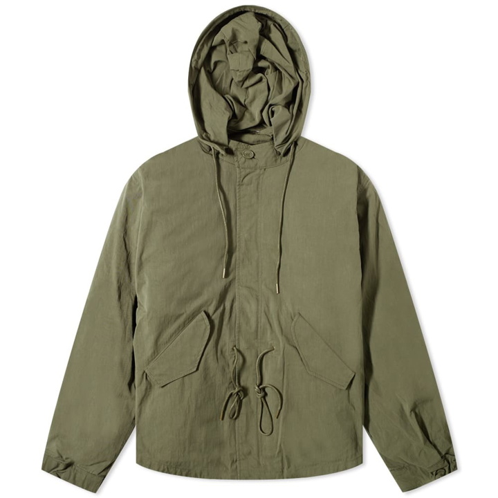 Photo: FrizmWORKS Men's Oscar Fishtail Jacket 003 in Olive