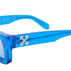 Off-White Virgil Sunglasses in Blue Crystal 