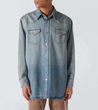 Acne Studios Distressed denim shirt