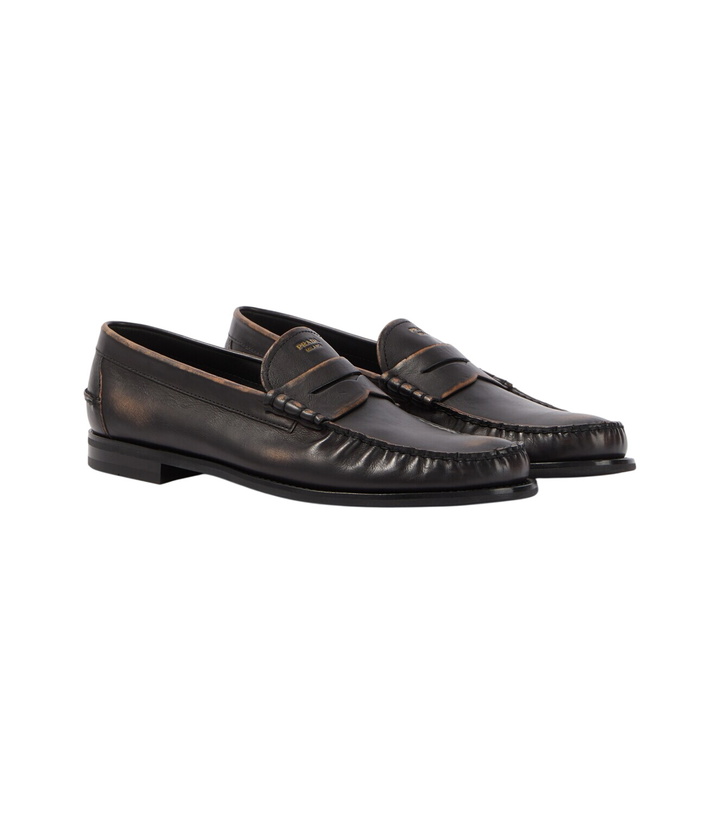 Photo: Prada Leather penny loafers