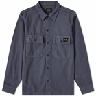 Stan Ray Men's CPO Overshirt in Navy Sateen