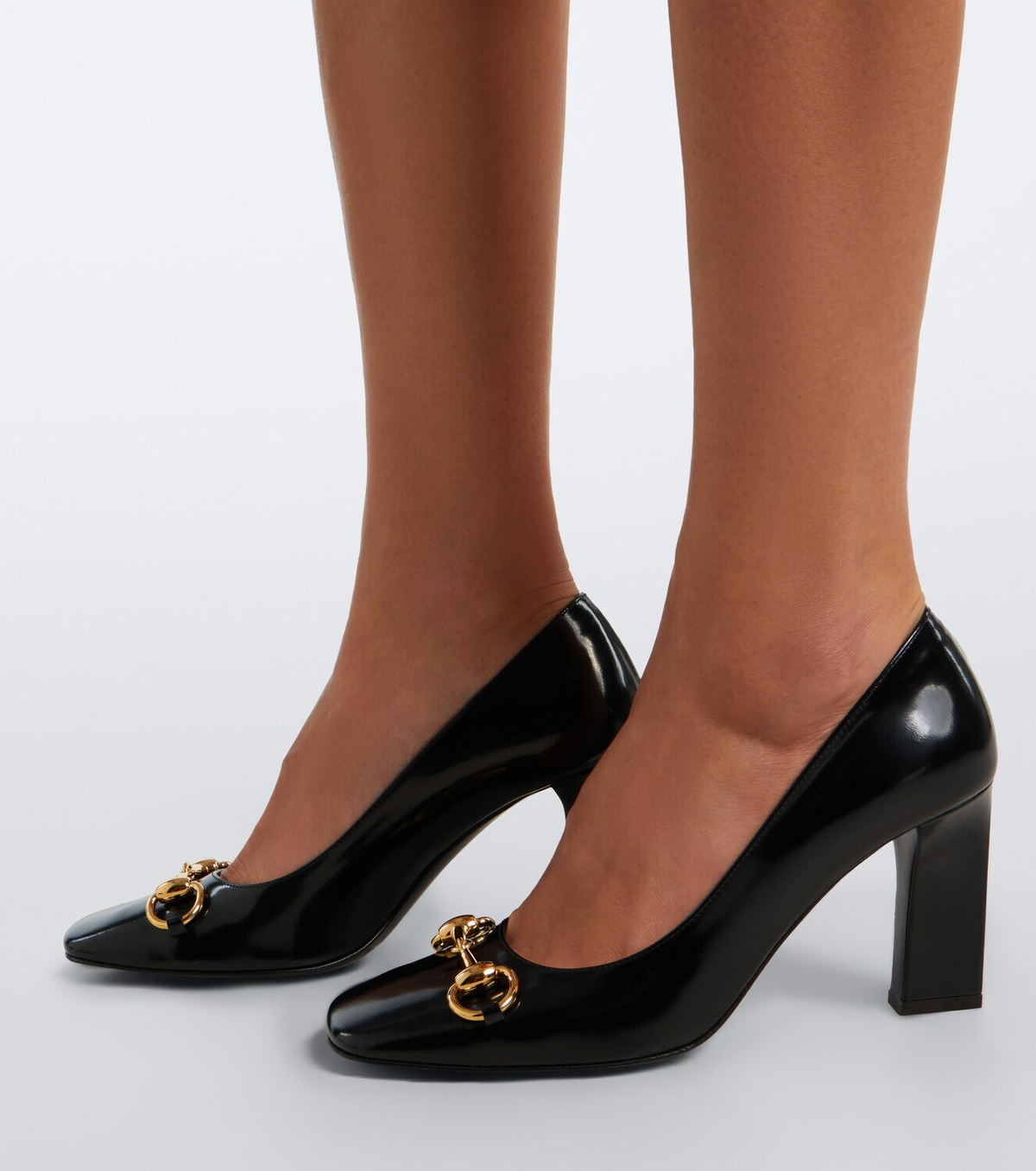 Gucci Signora Horsebit leather pumps