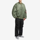 MASTERMIND WORLD Men's x Alpha Industries MA-1 Jacket in Olive
