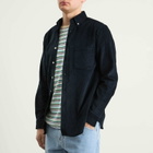 Portuguese Flannel Men's Lobo Button Down Corduroy Shirt in Navy