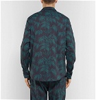 Desmond & Dempsey - Printed Cotton Pyjama Shirt - Men - Navy
