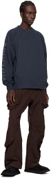 Jacquemus Navy Les Classiques 'Le Sweatshirt Typo' Sweatshirt